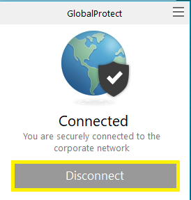 Click Disconnect