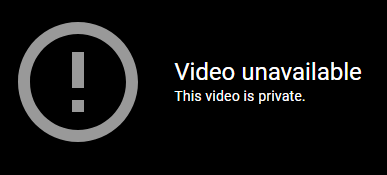 ISSUE: Older videos that were working on YouTube are now showing as unavailable if embedded, or private when you follow the link.