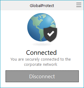 Once your authentication (and 2FA) occur, you will see a Connected box.  To Disconnect, click that button.